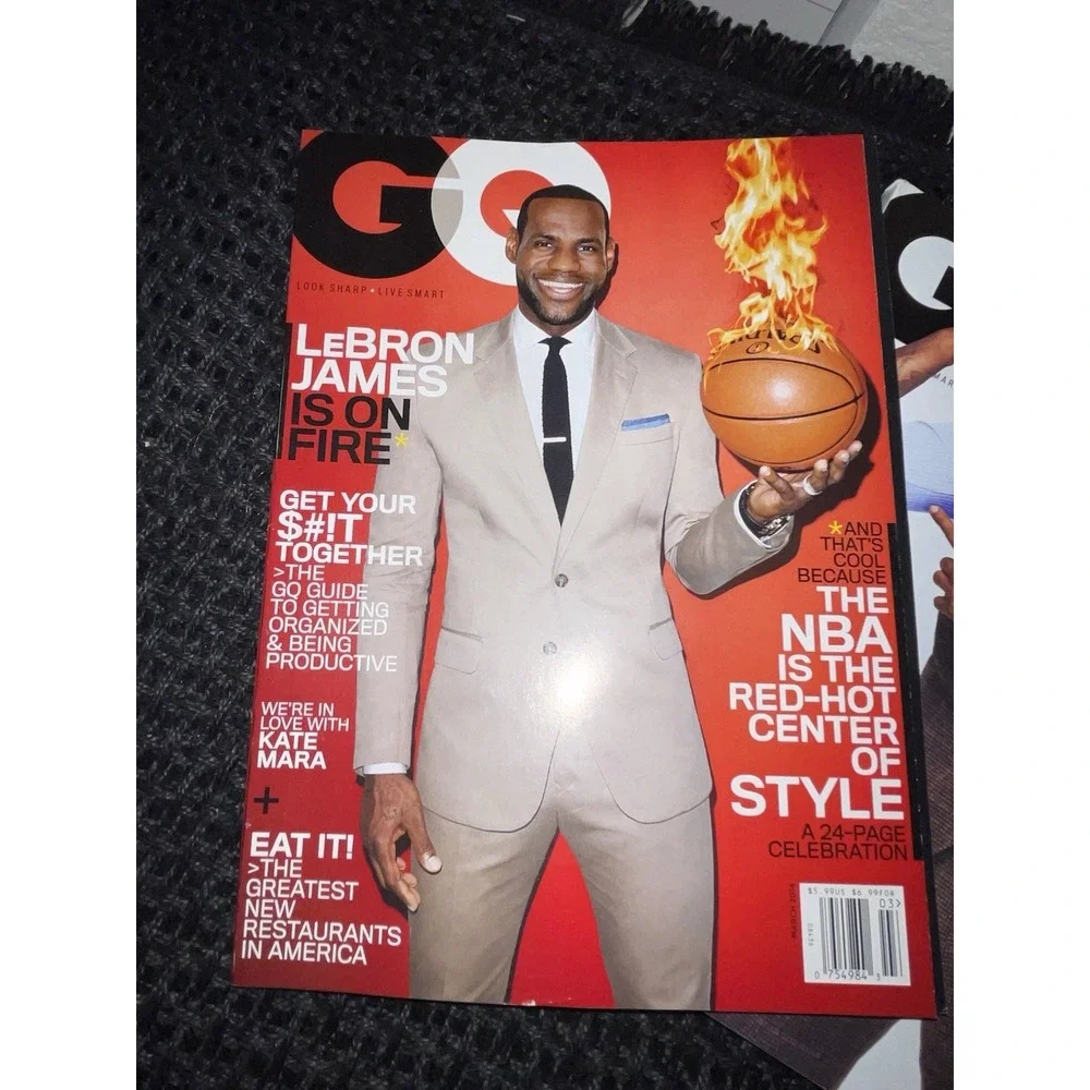 LeBron James GQ Magazine Sept‎ 2010 & March 2014